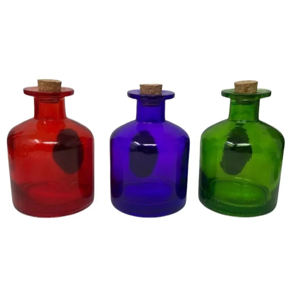 Rae Dunn Potion Bottles Set NWT Witches Magic Spooky Red Green Trick‎ Treat Boo